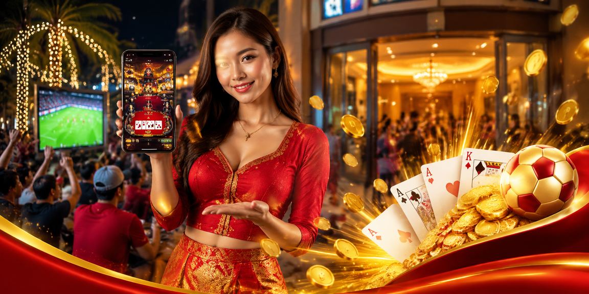 Ngapali beach football betting red and gold theme